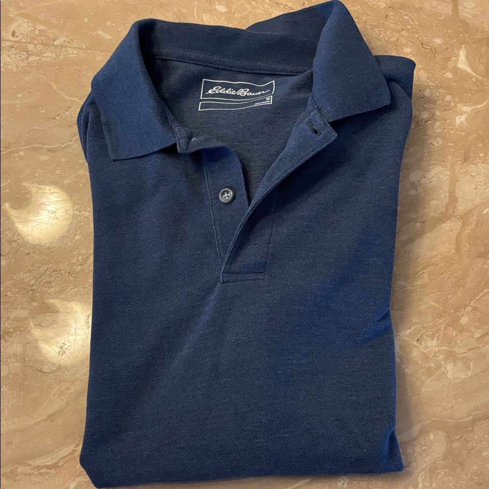 Eddie Bauer Dark Blue Polo Shirt